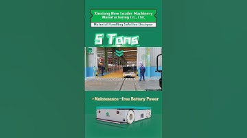 Large Capacity Workshop Battery Powered Railway Remote Control Transfer Cart #tech #machine