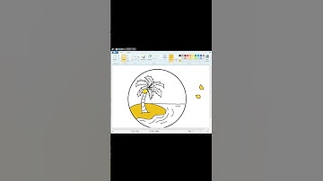 5 MS Paint Secrets to Drawing REALISTIC Coconut Trees Like a Pro!