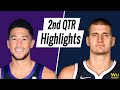 Phoenix Suns vs. Denver Nuggets Full Highlight 2nd Quarter | NBA Season 2021-22