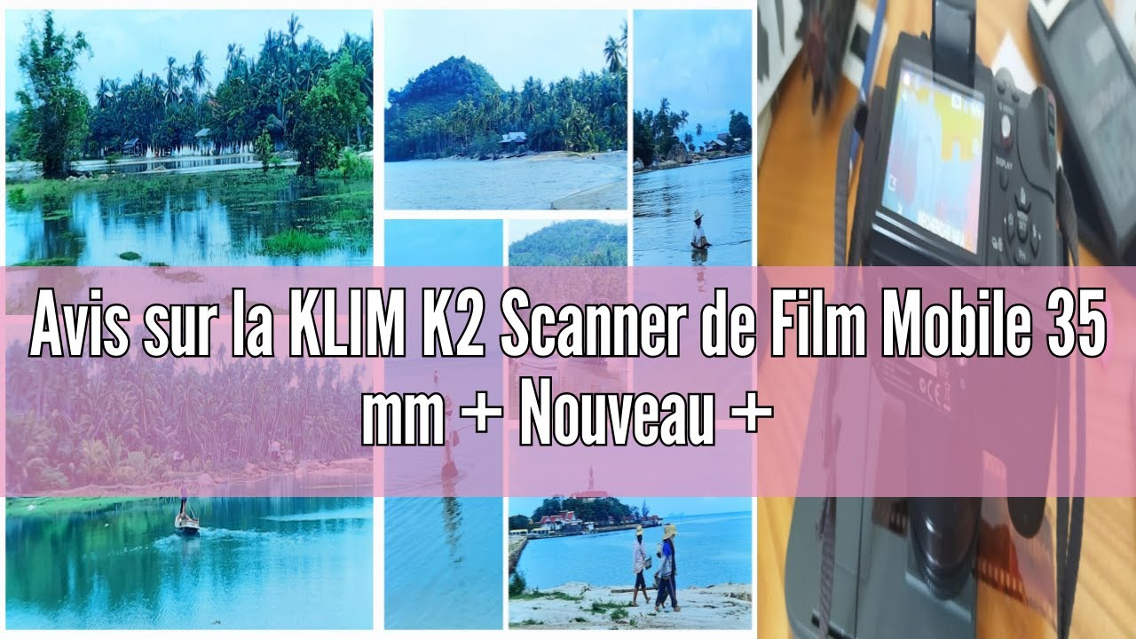 Scanner Film Mobile KLIM K2 - Numériseur Négatifs Et Diapos 35mm - Compatible Smartphone