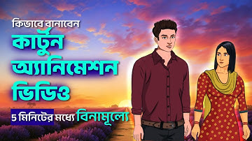 How To Make Cartoon Animations With AI For Free| কিভাবে বিনামূল্যে AI দিয়ে কার্টুন ভিডিও তৈরি করবেন