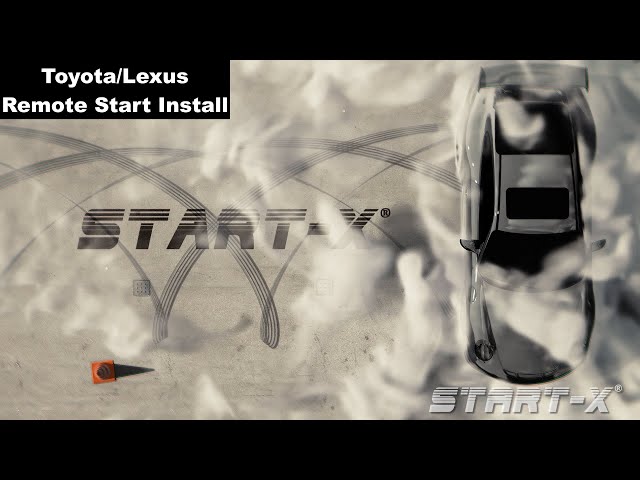 Select Toyota/Lexus Start-X Remote Start Install