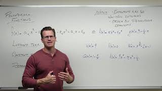 Introduction to Polynomial Functions (Precalculus  College Algebra 27)