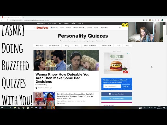 [ASMR] Doing Some Relaxed Buzzfeed Quizzes With You! (Whispering, Clicking &  Silly)