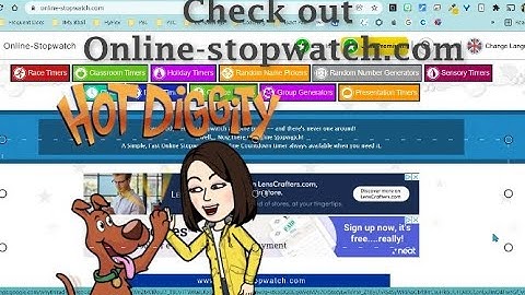 Online Stopwatch Website Overview