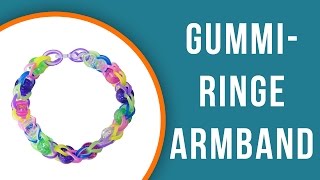 Ein Gummiringe Armband basteln - tolle Bastelidee bei trendmarkt24