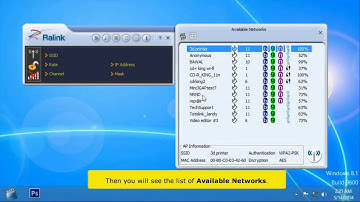 WIRELESS-N USB NETWORK ADAPTER WITH DETACHABLE ANTENNA IN WINDOWS 8 INSTALLATION (WU-NETA-021-AM)