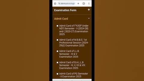 Download BBMKU FYUGP SEM 2 (2024-28 & 2023-27) Admit Card #bbmku_dhanbad #bbmkulatestnews