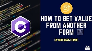 How To Get Value From Another Form [C#]