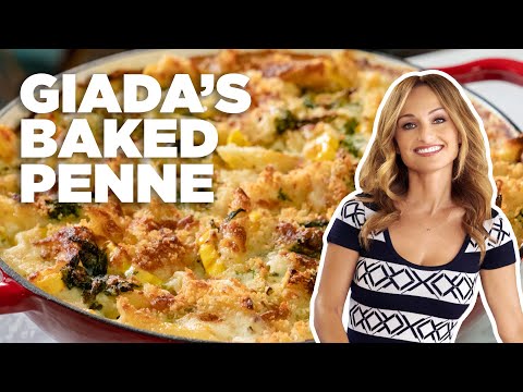 baked-penne-pasta-with-squash-and-goat-cheese-with-giada-de-laurentiis-|-food-network