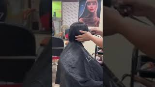 sky cutting her hair