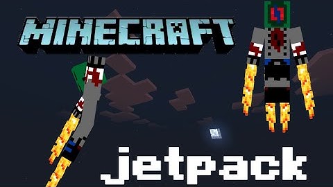 How to make a jetpack in Minecraft bedrock edition
