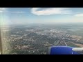 Sacramento (SMF) to Los Angeles (LAX) Flight Video Window View Takeoff and Landing in 4K