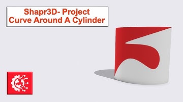 Shapr3D- How To Project A Curve Around A Cylinder