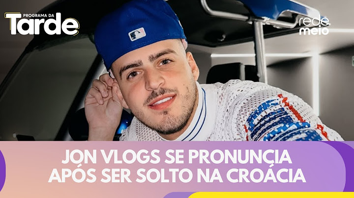 Jon Vlogs se pronuncia pela primeira vez após ser solto na Croácia | Programa da Tarde