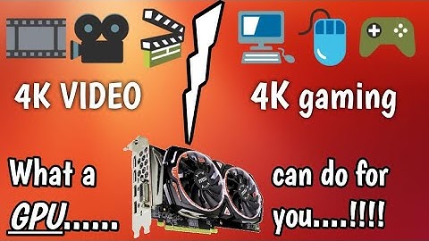 Video clip🎞️ vs 🎮🎮gaming _gpu_ does gpu actually help to watch 4k video