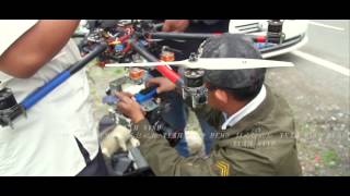 ZERO UAV---RED GIMBAL TEST  (CONTROLLED BY YS-X4-P)