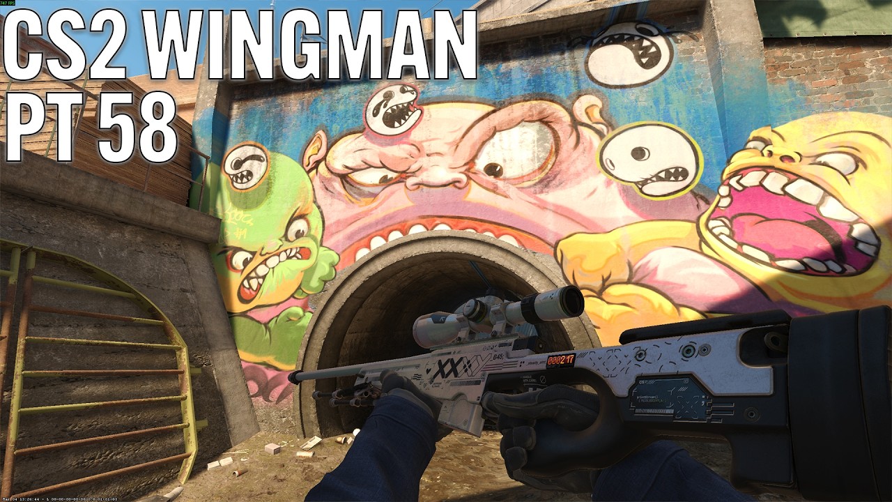 CS2 Wingman To GLOBAL ELITE #58 (Overpass) Full Gameplay