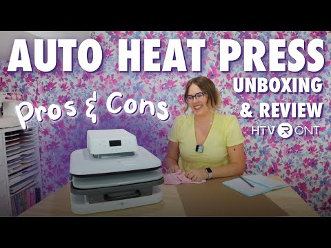 HTVRONT Auto Heat Press Unboxing and Review 