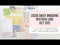 cocoa daisy unboxing : july 2021 | wisteria lane kit