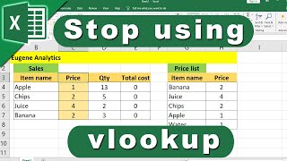 stop using vlookup  in excel switch to index match formula vlookup function