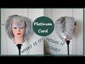 How and why to use a platinum card in hair colouring. Creating an even lift with a platinum card.