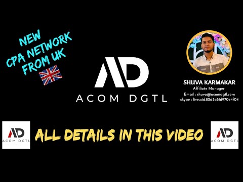 Acom Dgtl?CPA Affiliate Network Review | CPA Marketing Bangla Tutorial 2022 | Fair Trick