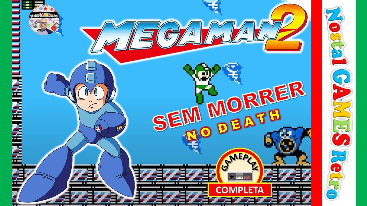 Mega Man 2 (NES) Zerado no Difícil sem Morrer (No Death) - YouTube