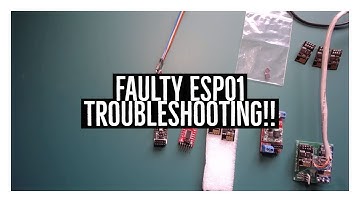 Faulty ESP01 Troubleshooting!!
