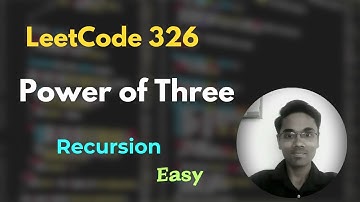 Power of Three | LeetCode 326 | Recursion