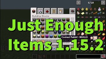 Just Enough Items Mod 1.15.2 Spotlight - Installation, Guide, Tutorial for Minecraft