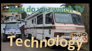 My Technology Cabinet/TV while full time RV/Camping