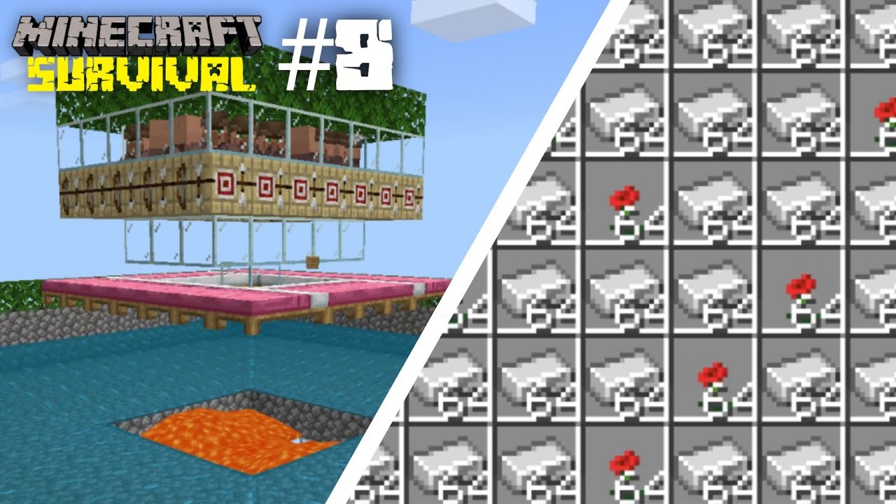 Finally I Made Unlimited Iron Farm || Ep-8 || Minecraft PE || Survival ...