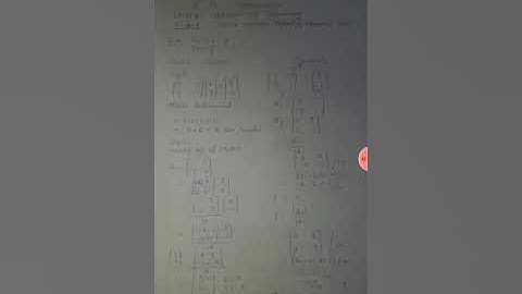 Class:8th "B", Subject:Mathematics, Unit#1 Matrices and determinants, Ex#1.6