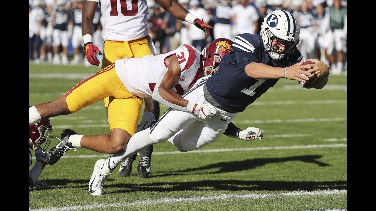 Kedon Slovis Scores Five Touchdowns, Leads BYU To Win Over ...