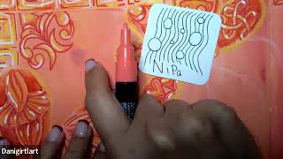 How to draw Zentangle®️ pattern Nipa. Inktober 2024 Day 25