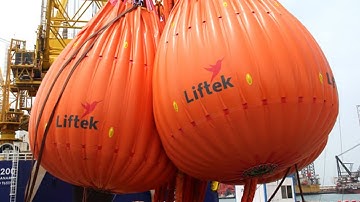 Liftek Load Testing with Water Bag | Water Bag Load Test | Crane Load Test Water Bags