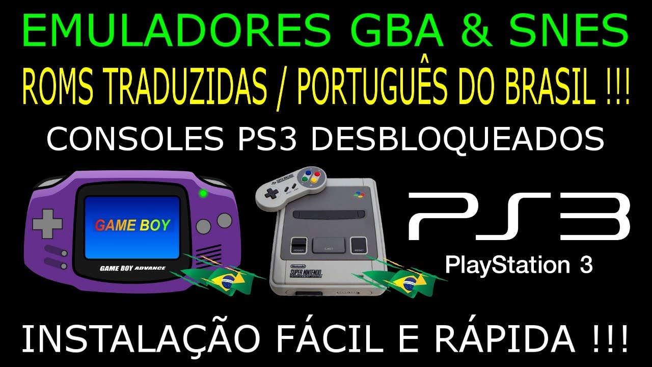 EMULADOR DE GAME BOY ADVANCE PARA PS3 COM 600 JOGOS