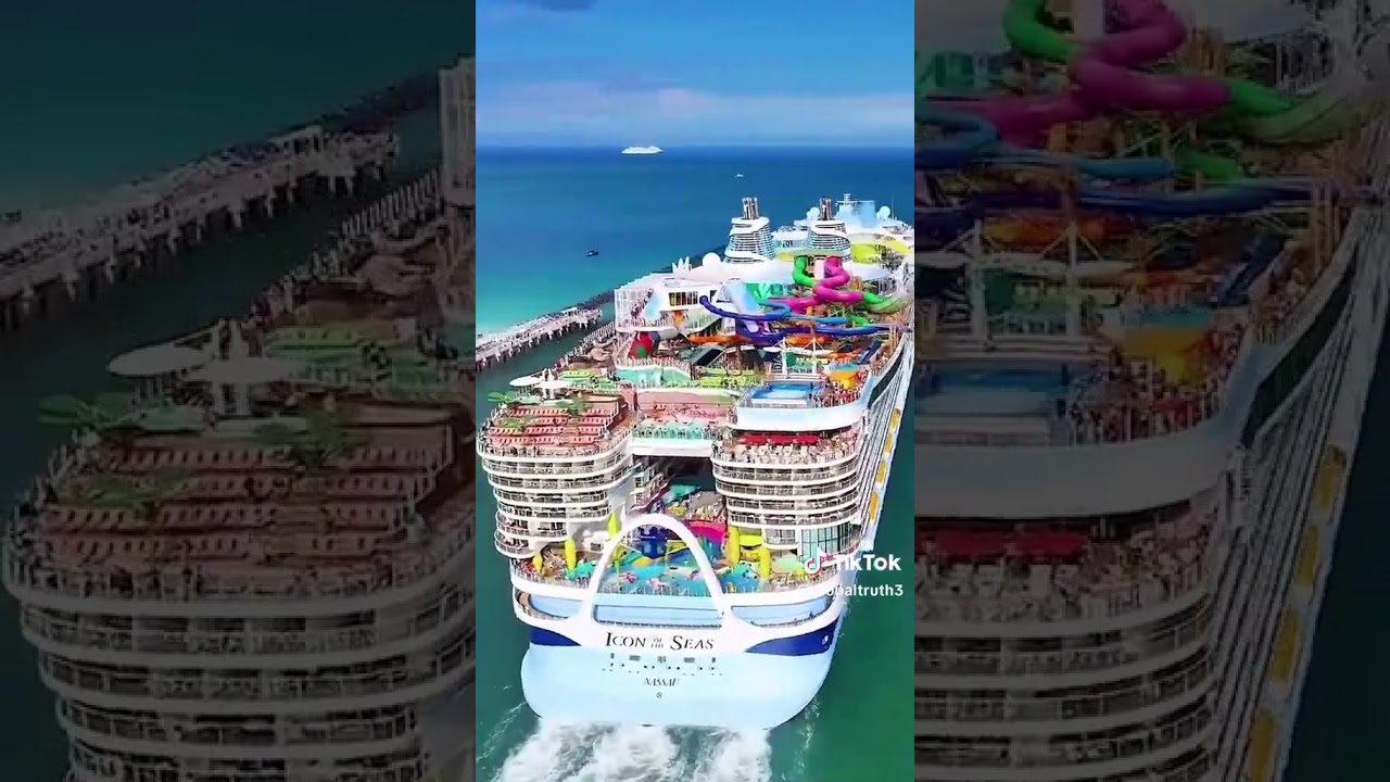 The Giant vs  The Abyss World’s Largest Ship enters the Drake Passage