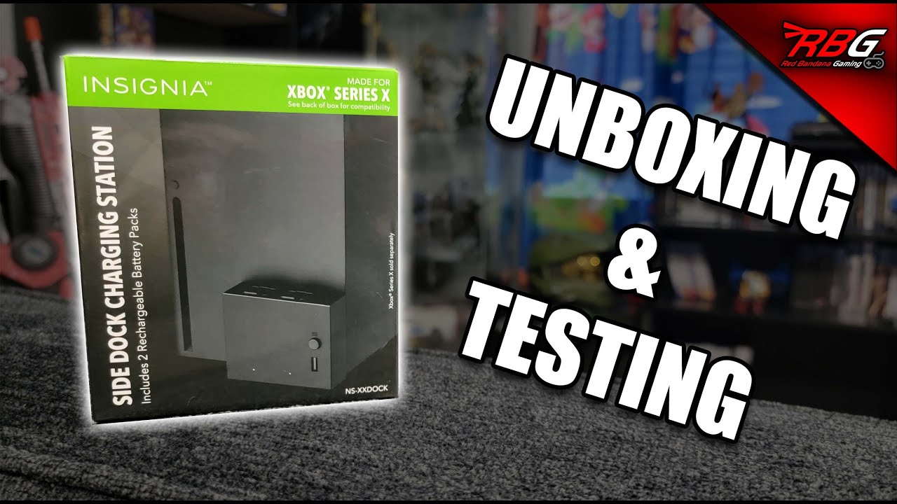Xbox Series X Insignia Side Dock Charging Station Unboxing &