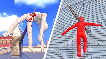 Euphoria Ragdoll Physics: Fall Damage Comp #4