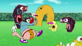 हिंदी Oggy and the Cockroaches 😱 MONSTERS IN MY GARDEN 😱 Hindi Cartoons for Kids