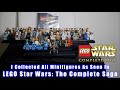 I collected all minifigures as seen in lego star wars the complete saga full showcase