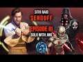 Solo the sith raid with jedi master kenobi hstr sendoff series  star wars galaxy of heroes