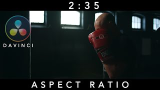 Davinci Resolve Quick Tips || How to Create the 2:35 Aspect Ratio