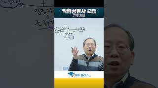 직업상담사 #노동시장론 근로계약
