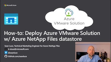 How-to: Deploy Azure VMware Solution with Azure NetApp Files datastore