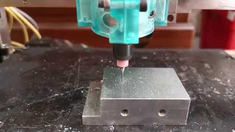 SycoTec KaVo milling spindle on linear motor 3D printer. (Drilling Test)