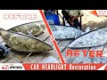 Car Headlight Restoration | How To Restore Car Headlights | Before &amp; After | Car Maintenance Tips