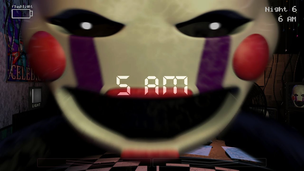 Puppet Failed Jumpscare 😂 FNAF 2 Deluxe Edition YouTube